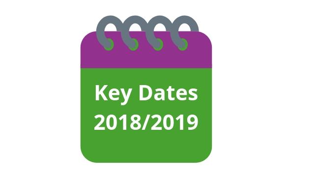 Horsforth School key dates 2018-2019